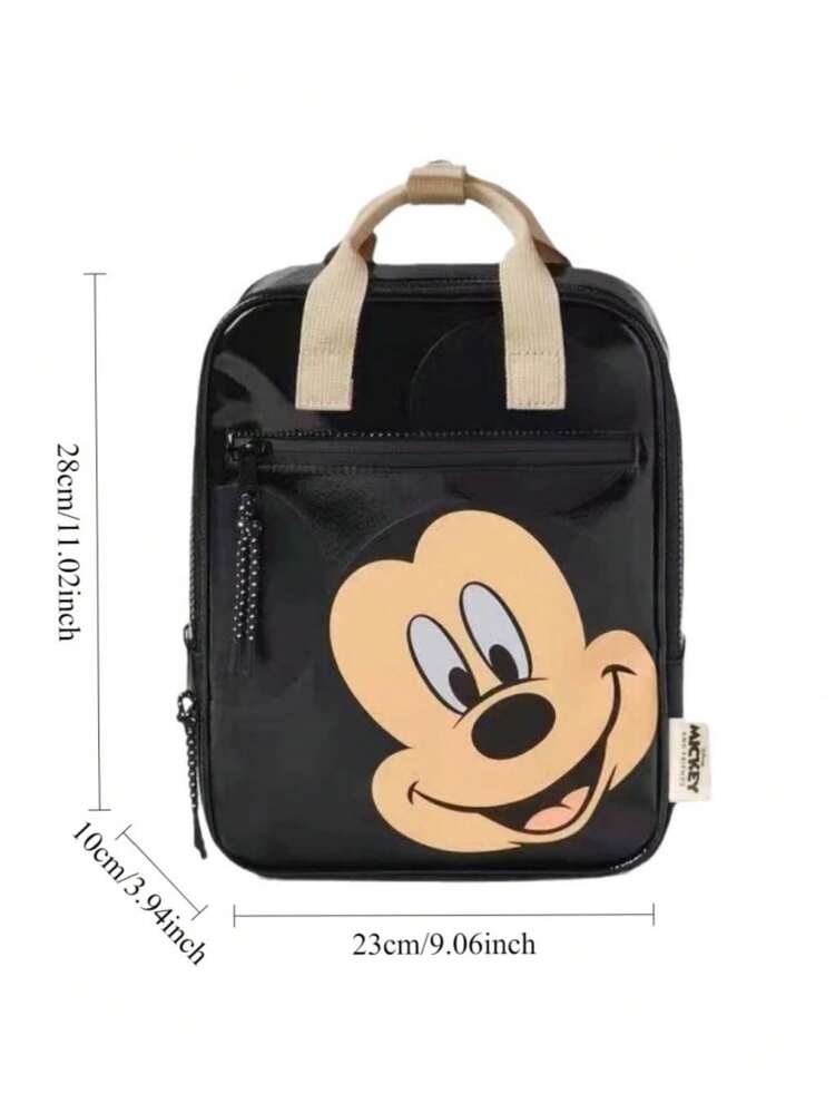 Disney  Mouse Print Backpack, Transparent Fashion Travel Backpack, Portable Travel Backpack - Multicolor - View 6