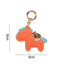 This Is A Bag Charm/Keychain With A "Get Rich Quick" Theme, Featuring Cute Animal-Shaped Pendants. It's Perfect For Attaching To Handbags, Wallets, And Other Items. It Can Also Be Used As A Horse-Shaped Keychain Or As A Lovely Gift For New Year, Birthdays (Based On The Zodiac Sign), Or Valentine's Day. (Random Color And Style) - Multicolor - View 8
