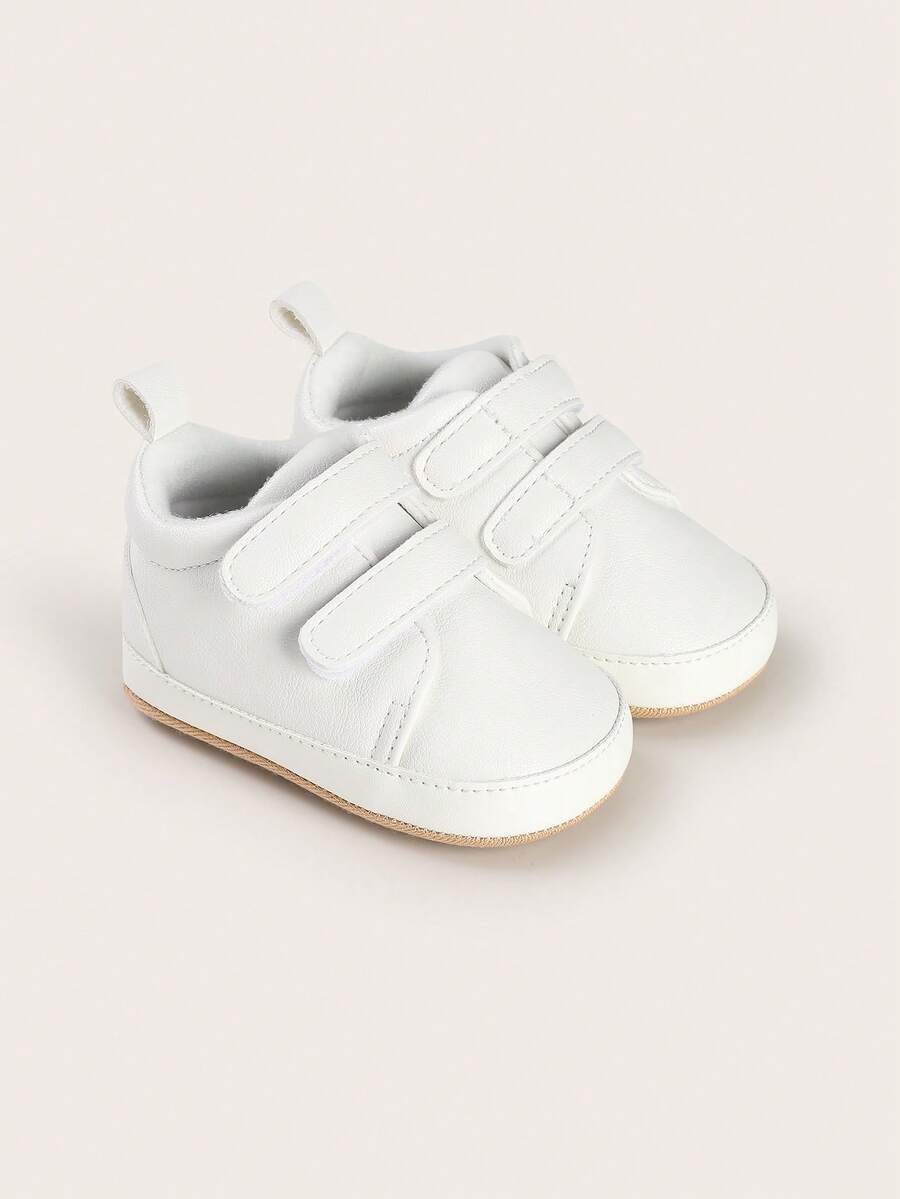 New Autumn Infant Shoes, Suitable For 6-9 Months And 0-1 Year Old Boys And Girls, Anti-Slip Soft Bottom Casual Toddler Shoes - White - View 1