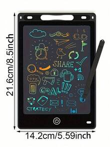 3 Sizes! 12/10/8.5 Inch Kids LCD Writing Tablet - Stylus Pen + Erasable Screen, Educational Toy, Birthday/Holiday Gift - Multicolor - View 13