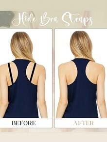 1pc Bra Anti-Slip Clasps, Dragonfly-Shaped Back Cross Bra Clasps, Shoulder-Sliding Plastic Anti-Drop Invisible Bra Buttons With Detachable Fasteners, Bra Strap Holders For Racerback Style, Anti-Slip Invisible Strap Clips