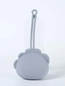 Personalized Pacifier Box With Name And Pattern, Silicone Small Pouch, Keychain, Baby Stroller Pendant, Customized Gifts With Name And Pattern (Lion, Rabbit Style)