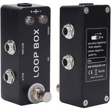 Efectos De Guitarra, Loop Box Pedal De Amplificador De Guitarra Eléctrica Interruptor De Pie True Bypass Loop Switcher Para Pedales De Bajo - 1 - Ver 5