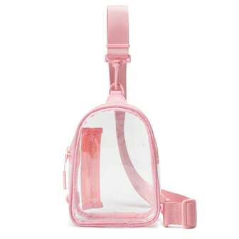 Multi-Color Clear Pocket Waist Bag (Urban Minimalist Style) | Unisex Outdoor Pouch | Breathable, Waterproof, Wear-Resistant, Anti-Theft & Expandable Portable Sports Bag