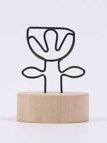 1 pièce Nouveau marque-page créatif de style japonais, support en bois porte-carte de visite rétro, pince à message, accessoire de décoration d'intérieur, pince photo, cadeau idéal pour la Saint-Valentin, le Nouvel An, le petit ami, les parents et la rentrée scolaire - Multicolore - Voir 21