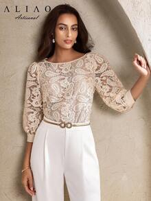 Women Tops - Apricot - View 5