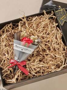 20克/50克皱纹纸屑 - 彩色纸屑填充物，适用于可爱的复活节、婚礼、生日装饰工艺盒包装用品