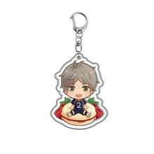 BOOMCOMIC 1个/4个可爱排球队员亚克力钥匙扣 - 日向翔阳、影山飞雄、月岛萤、泽村大地、菅原孝支，可爱挂件，男女通用，适用于背包、钥匙、汽车装饰、粉丝礼物、Y2K时尚、轻巧、色彩鲜艳、双面印刷、高清材质、创意配饰、日常使用、派对装饰、收藏 - 彩色 - 查看 15