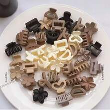 10/20 piezas Clips de pelo mini de colores y estilos aleatorios para niñas, pinzas para el cabello, pasadores, hebillas, accesorios para la cabeza, accesorios para el cabello para mujeres, horquillas - Multicolor - Ver 3