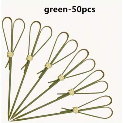 Pinchos/Brochetas de bambú con forma de corazón de 4.72 pulgadas, adecuados para aperitivos, frutas, sushi y postres. Excelentes para bodas, fiestas y tablas de charcutería.