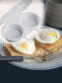 1pc Microwave Egg Cooker, Egg Boiler, Egg Steamer Mold