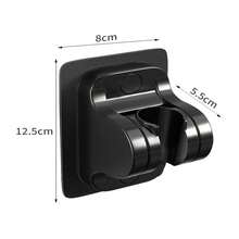 Drainless No Drill Shower Arm Bracket - Adjustable Bathroom Shower Head Mounting Bracket - Universal Rainproof Wall Base Fixing Tool For Shower Installations Bathroom - Silver - View 7