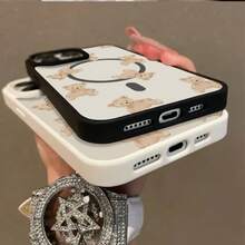 Funda Magnética para Teléfono Compatible con iPhone 17 Air/16/15/14/13/12/11 Pro, Pro Max, Plus, X/XS/XS Max, Compatible con Samsung Galaxy S22/S23FE/S24FE Plus, Ultra, Marco de TPU + Marco de Lente Independiente, Anillo Magnético Incorporado Adsorción Instantánea MagSafe, Serie de Colores Macaron, Combinaciones de Múltiples Colores - Negro - Ver 11