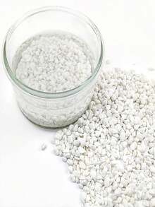 1000 جرام من الحصى المتنوع للصبار والكاكتوس، أحجار طبيعية مصقولة غير متماثلة بحجم 0.15-0.23 بوصة، حصى مناسب لزراعة النباتات والأواني الزجاجية والحدائق الخارجية، باللون الأبيض