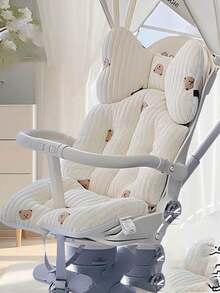 1 件婴儿推车座椅垫，婴儿汽车座椅垫，加厚棉垫 - 彩色 - 查看 17