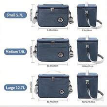 1 件全新免提保温袋，可重复使用保温袋，采用防漏设计，适合工作、露营、旅行、多种携带方式、非食品接触、返校、户外携带袋 - 彩色 - 查看 4