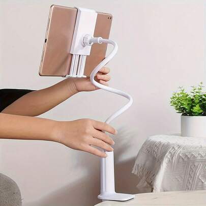 Giá đỡ máy tính bảng có tay đỡ linh hoạt 75cm, giá đỡ có thể điều chỉnh phù hợp với iPad Air/Mini hoặc các thiết bị khác có kích thước từ 4.7-10.5 inch.