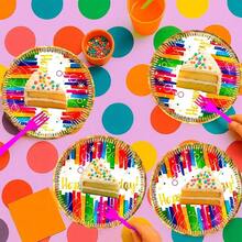 Plates - Hb Colors Gold Confetti - View 5