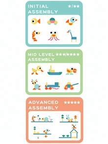 Children's Intellectual Creativity, Geometric Shape Matching Puzzle Toys, Circular Shape Matching Fun Puzzle Early Education Toys - Multicolor - View 7