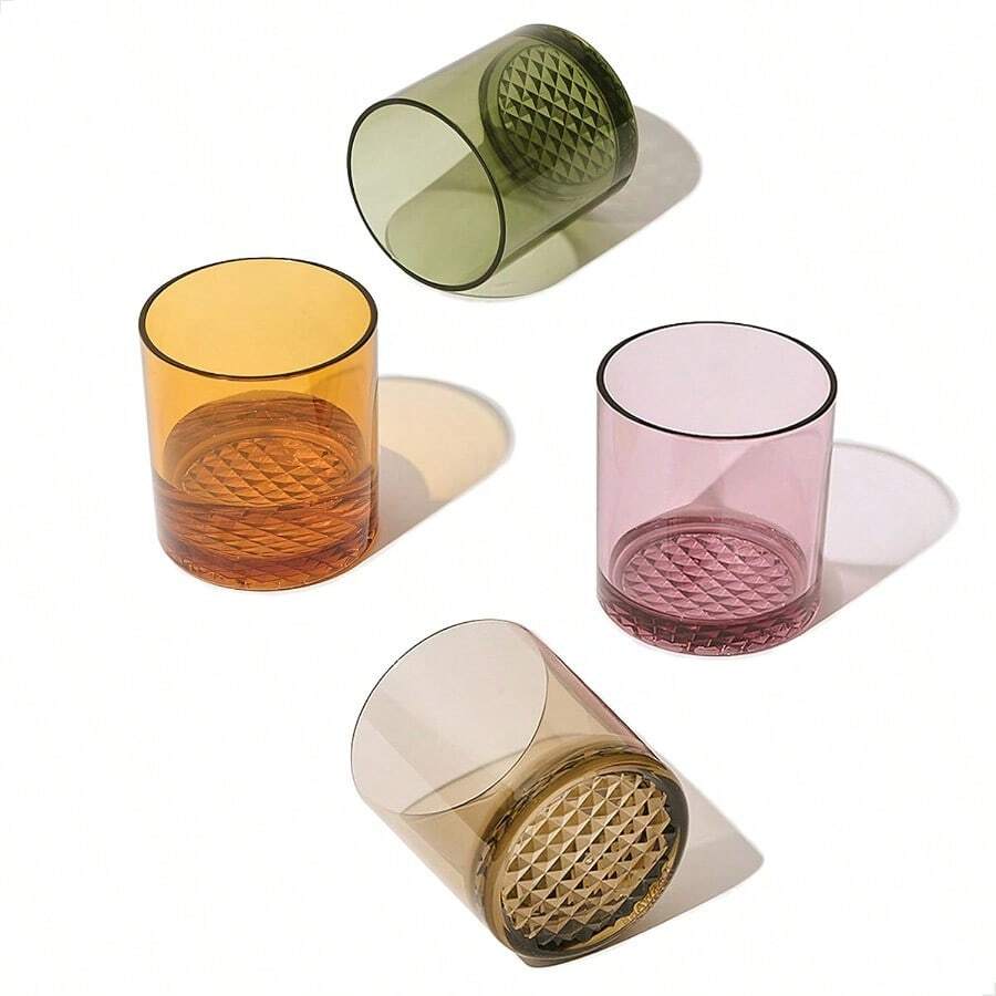 TOSSWARE RESERVE - Juego de 4 vasos de whisky de plástico irrompibles de 12 onzas de calidad prémium aptos para lavaplatos y resistentes al calor - Por supuesto - Ver 1