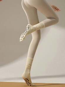 New Cute Five Finger Socks, Mid Length Yoga Socks, Anti Slip Five Finger Socks, Pilates Specific Sports Toe Stacking Socks - Multicolor - View 6