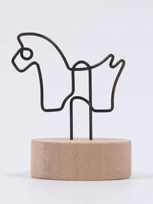 1 pièce Nouveau marque-page créatif de style japonais, support en bois porte-carte de visite rétro, pince à message, accessoire de décoration d'intérieur, pince photo, cadeau idéal pour la Saint-Valentin, le Nouvel An, le petit ami, les parents et la rentrée scolaire - Multicolore - Voir 23