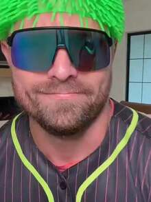 1pc Spiked Rubber Baseball Cap, Fun Spiked Ball Headpiece, Suitable For Pranks, Party Holiday Costumes, Unisex Carnival Masquerade Accessories, Party Favors - Multicolor - View 4