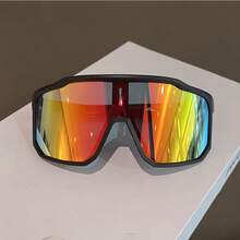 1 Pc, Adult Bicycle Goggles, Fashionable And Colorful Bicycle Goggles, Outdoor Sports Goggles, Mountaineering Goggles, Marathon Goggles, Windproof Mountaineering Goggles, Off-Road Bicycle Goggles, Fishing Goggles - Multicolor - View 15