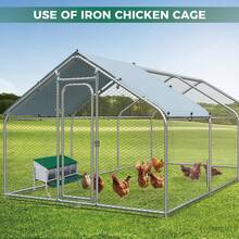 Techigher Chicken Nesting Boxes, 3/4 Hole Metal Chicken Egg Laying Box With Pull-Out Trays And Rollout Egg Collection For ChickenCoop - Green With Metal Legs, 4 Holes - View 7