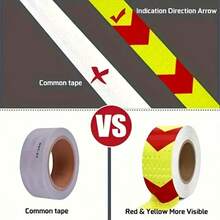 Waterproof PVC High Visibility Reflective Safety Tape, Suitable For Vehicles, Trailers And Boats, Durable And Long-Lasting - Multicolor - View 6