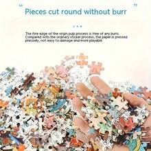 1 bộ ghép hình ảnh theo yêu cầu, ghép hình cá nhân hóa, 35/120/300/500/1000 mảnh, ghép hình ảnh, ghép hình theo yêu cầu dành cho người lớn, ghép hình ảnh - Nhiều màu - Xem 4