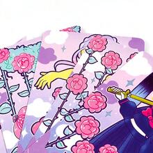 梦幻粉彩插画塔罗牌——适合初学者、自我疗愈和冥想的完整套装，易于学习的塔罗牌，送给塔罗牌读者的礼物之选 - 淺藍色 - 查看 6