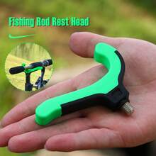 1个饵料竿支架，塑料鲤鱼竿支架，钓鱼报警器配件