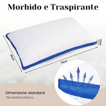 Bed Pillows - Blue - View 5