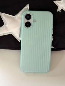 浅绿色奢华波纹条纹商务超薄手机壳，兼容 和 Galaxy - 綠色 - 查看 5