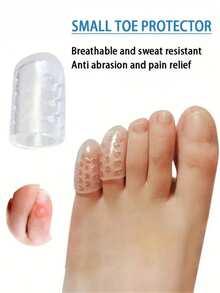 10pcs/30pcs Silicone Toe Caps | Breathable Anti-Friction Toe Sleeves, Suitable For Ingrown Nails, Corns And Calluses | Unisex Comfortable Shoe Accessories | Easy To Wear Foot Care Covers - Multicolor - View 5