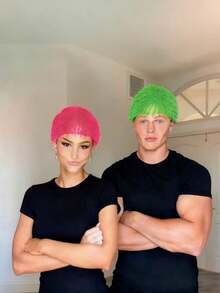 1pc Spiked Rubber Baseball Cap, Fun Spiked Ball Headpiece, Suitable For Pranks, Party Holiday Costumes, Unisex Carnival Masquerade Accessories, Party Favors - Multicolor - View 6