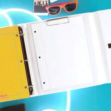 YQQ Mead Trapper Keeper - Carpeta de 1 pulgada con carpetas y bolsillos capacidad para papel de 8-1/2 x 11 pulgadas bloque de color 260038FN-ECM1234 - colorfantasaColorblock - Ver 5