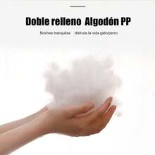 La Cama Para Perros y Gatos Es Cálida En Invierno y Adecuada Para Las Cuatro Estaciones. La Cama Redonda Es De Color Rosa - Rosa - Ver 5