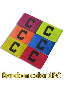1pc/4pcs/6pcs Adjustable Elastic Captain Armband With "C" Letter, Unisex Adjustable Elastic Football/Rugby Captain Armband, For Team Sports Competition And Training, Clear Identification Of Captain Position And Convenient Movement, Suitable For Team Training And Outdoor Football Players - Multicolor - View 8