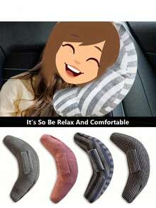 1个汽车头枕安全带枕头，车载配件睡眠枕（请自行判断尺寸是否符合购买要求） - 均碼 - 查看 3