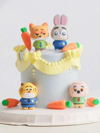 1 pieza Lindo adorno de mascota de dibujos animados en miniatura, adecuado para decoración de paisaje en microescala, accesorio práctico para escritorio, alféizar de ventana, terrario, estantes de esquina y otros escenarios de colocación, tamaño compacto fácil de combinar