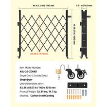 Decoraciones para puertas - Tamaño reducido de 51,57 * 42 pulgadas - Ver 7