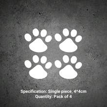 AD 绿色四叶草幸运图案乙烯基贴纸，防水防刮，适用于汽车、摩托车、电动自行车、头盔、车窗、油箱等。