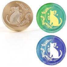 BAOFALI 1pc Magical Space Wax Seal Stamp, 25mm, Detachable Brass Head, No Handle, Classic Wax Seal Stamp For Decorating Cards, Envelopes, Invitations, Packages. Wax Seal Stamp Head - Wedding Invitation Wax Seal - Gift Packaging Wax Seal Stamp - one-size - View 19