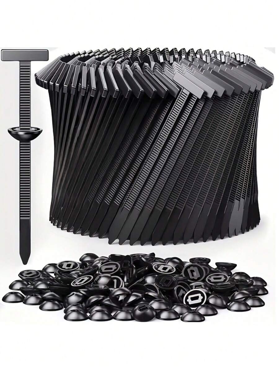50pcs Shade Clips, Sturdy Round Plastic Fasteners, Suitable For Sunshade Canopy, Patio Mesh Tarp And Garden Cover