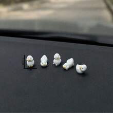 5pcs Random Style Simulation Mini Car Duck Ornament Decor - Multicolor - View 9