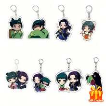 1 Acrylic Anime Character Keychain, Cute Kawaii Keychain, Keychain, Ring Bag Backpack Accessories Cosplay Costume Accessories Fan Gift, Anime Enthusiast Gift, Thanksgiving, Birthday Gift, Remove Film Before Use - 款式 6 - 查看 1