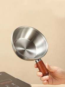 1 pieza Sartén pequeña antiadherente de acero inoxidable grueso, 1 pieza Sartén pequeña para verter aceite, 1 pieza Sartén para huevos, 1 pieza Sartén, 1 pieza Sartén plana, 1 pieza Cacerola pequeña para leche