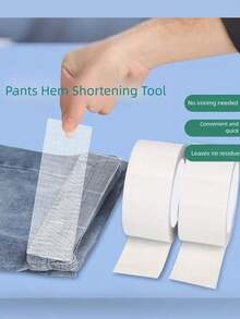 10米/卷 无纺布热熔双面胶带 - 无需缝纫，适用于包边、熨烫和家居修补，经久耐用，易于使用，是工艺品、服装和家居装饰的理想之选，工艺用品 | 多用途粘合剂 | 耐热 - 彩色 - 查看 5